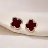 Pendientes de Plata de Ley S999 de Trébol de Cuatro Hojas para Mujer, Amigables con los Oídos, Lujo Ligero, Pendientes Elegantes, Nuevos Pendientes de Alta Gama Populares 2026