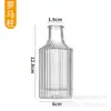 Jarrón de Cristal Repujado Vintage de Lujo de Entrada Sencilla Estilo Ins Jarrón para Mesa de Comedor Botella Decorativa Hidropónica Transparente Estilo Europeo