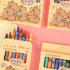 Crayones infantiles de 8 colores, 12 colores, 24 colores para dibujar y garabatear de estudiantes de primaria, pasteles al óleo, premios de papelería para preescolar