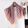 Pañuelo Cuadrado Pequeño 100% Algodón, Suave y Amigable con la Piel, Transpirable, Adecuado para Todas las Estaciones, Estilo Artístico, Pañuelo Decorativo Versátil, Bufanda para Cuello para Mujer