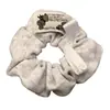 Moda Sul-coreana Versátil Estilo Ins Argola de Cabelo Grande Intestino Corda de Cabelo Preguiçosa Fofa Corda de Cabelo para Rabo de Cavalo de Menina Acessórios de Cabelo com Faixa de Couro