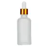 Frasco de Vidro Fosco com Conta-gotas Frasco para Óleo Essencial Portátil de Viagem Frasco Recarregável Cosmético 5ml Frasco de Amostra de Essência de Beleza Frasco Vazio