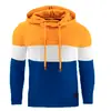 Suéter jacquard de manga larga con capucha para hombre, chaqueta con capucha de color cálido, estilo europeo y americano, para otoño e invierno