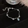Pulseira Ajustável Full Diamond Zircônia Estilo Coreano 2025 Novo Design de Nicho Joia de Mão Versátil Joias Simples Exquisite