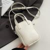 Bolsa de Mão Personalizada Simples de Cor Sólida da Moda Primavera para Pequena Multidão Casual Versátil Viagem Transversal para Mulheres