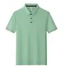 Comércio Exterior Fornecimento Transfronteiriço de Camisas Polo Masculinas de Tamanho Grande, Absorventes de Suor, com Gola e Manga Curta para Vestuário de Trabalho, Personalizadas com Logo Impresso