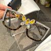 Lentes para Mujer con Bloqueo de Luz Azul con Cristales - Monturas Cuadradas de Moda