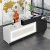Caja registradora mostrador de bar de empresa esquina pintura mostrador frontal recepción peluquería salón de belleza banda de luz mostrador simple