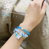 Pulseira de Pérola de Cristal, Simples e Fofa, Estilo Sanrio, Cinnamoroll, Melhor Amiga, Irmã, Pulseira de Contas para Mulheres, Feita à Mão