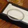 Pulsera de Zirconia Micro-Pavimentada de Alta Gama Transfronteriza al por Mayor Cruz Hueca Estilo Fresco de Nicho Pulsera Joyería de Moda Versátil