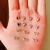 Acessórios de Nail Art Estilo Japonês Flor de Gelo Gota d'Água Strass Tridimensional Cor-Preservadora Super Brilhante Zircônia Decorações de Unha Atacado