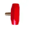 Accesorios de conector de cabeza de trenzado de aleación de aluminio para pesca universal de 8 mm(6 mm) Cabezal de conector integrado alargado