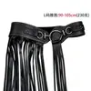 Cinto Ygm Preto Cool e Estiloso Vazado Estilo de Rua para Mulheres com Design Único, Efeito Emagrecedor e Detalhes Decorativos