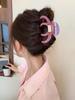 Más volumen de cabello en ~ pinza grande para el cabello retro acrílica pinza para el cabello cabeza de mujer simple pinza de tiburón sensación avanzada