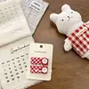 Niannian Nian Nian Otoño e Invierno Nuevo Pasador de Pelo con Lazo Floral Bordado Pinza de Tela de Dibujos Animados Pasador de Pelo para Niños
