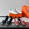 Tênis Slip-On de Couro Genuíno Levemente Luxuosos, Tênis Chunky 'Dad Shoes' da Moda Transfronteiriça com Solado Onda, Sapatos Casuais Respiráveis Masculinos para o Dia a Dia