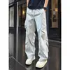 Calças de Trabalho Masculinas Cleanfit de Nylon com Corte Diagonal de Secagem Rápida, Calças de Paraquedista Respiráveis Estilo Americano de Seda de Gelo, Calças de Caminhada ao Ar Livre para Homens