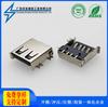 Conector Hembra USB3.0 Conector de 90 Grados/180 Grados Af Enchufe Recto Insertable Abrazadera de Placa Hundida Soldadura Completa Interfaz Insertable Lateral con Cable