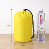 Bolsa de Nylon a Cuadros con Cordón Bolsa Cilíndrica con Cordón Bolsa de Almacenamiento para Chaqueta de Plumas Bolsa con Cordón Bolsa Organizadora de Viaje Bolsa de Empaque