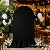 Capa de tecido de arco com saia nova da Amazon para festa de aniversário e decoração de casamento capa de tecido de arco dropshipping