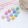 Parche de flores con cuentas de color macarrón, ideal para hacer tú mismo, joyería hecha a mano, pendientes, accesorios, material