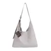 Yuezhi 2026 outono inicial nova moda estilosa bolsa de ombro simples de grande capacidade para o trabalho, bolsa tote simples retrô de ombro
