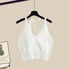 Conjunto de Verão Feminino Plus Size Moda Feminina 2022 Novo Tops que Reduzem a Idade Saia que Cobre a Cintura Conjunto de Três Peças