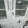 Gabinete Alto de Laboratorio Todo Acero, Gabinete para Utensilios con Puerta de Cristal, Estantes Ajustables, Herrajes de Acero Inoxidable 304 Personalización