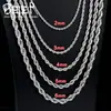 Beier estilo coreano Corea del Sur joyería al por mayor moda collar de acero de titanio cadena de acero inoxidable cadena retorcida personalizada