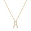 Amazon Caliente Exquisito Collar de 26 Letras Inglesas Incrustado de Diamantes Cadena de Clavícula Joker Adecuado para Diversas Ocasiones