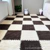 Tapete Decoração de Quarto Layout de Quarto Grande Área Cobertura Total Removível e Lavável Emenda Tapete de Chão Tapete Pelúcia Modelo Novo 2025