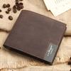 Cartera Corta Retro de Piel Sintética para Hombre Carrken/Kyle Kenen Bolso Fino de Piel a la Moda Listo para la Venta