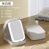 Bolsa de Maquillaje con Luz, Gran Capacidad, Compartimentos Divididos, Almacenamiento Portátil, con Espejo, Estuche de Viaje para Maquillador Profesional, Caja de Maquillaje
