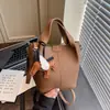 Bolsa de Mão Elegante e Simples de Grande Capacidade, Bolsa Saco com Textura Estilosa, Bolsa Pequena para Mulheres, Nova Bolsa Tendência 2025 para Ombro e Transversal