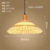 Luminária Pendente de Bambu Trançado Novo Estilo Chinês Arte em Bambu Tecelagem Decoração Pastoral para Sala de Jantar Restaurante Lanterna Casa de Chá Restaurante de Hot Pot Iluminação para Cabines