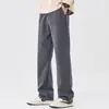 Fengshe Ropa de Hombre 2026 Primavera/Otoño Nuevos Pantalones Casuales de Moda Moda Denim Sintético Lyocell Pantalones Largos de Pierna Ancha para Hombre