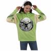 Suéter transfronterizo para hombre y mujer, sudadera con capucha Sun Man Death Note, suéter de anime de marca de moda europea y americana, abrigo para pareja
