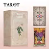 Baralho de Tarot Dourado Waite Carta de Tarot Tarot Impressão Colorida Carta de Tarot PVC Impermeável Jogo de Mesa de Tarot Toalha de Mesa