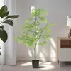 Planta Verde Artificial Estilo Nórdico, Árvore Falsa, Planta em Vaso para Decoração de Casa Interior, Ornamento de Chão, Paisagismo com Planta Simulada