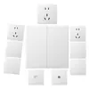 G60 crepúsculo blanco nieve ultra-delgado panel de enchufe interruptor toro al por mayor tipo 86 oculto seis agujeros cinco agujeros enchufe USB productos genuinos