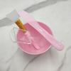 Silicone quatro cores Máscara Bowl Máscara Pincel Máscara Stick Mask Spoon Set Máscara Ajuste Bowl Five-piece Set Beleza Ferramentas de Maquiagem