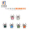 Brincos de Titânio ASTM F-136 Liga de Titânio Opala Aranha G23 Titânio Com Rosca Interna Brincos de Opala Joias para Piercing na Língua