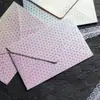 Papel Laser Envelope de Bolinhas Gradiente Colorido Papel Timbrado de Alta Qualidade Convite de Negócios Envelope de Convite de Produção Personalização de Envelope de Convite