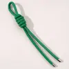 Llavero Colgante de Cordón de Cuero Peruano Hecho a Mano DIY Cadena Tejida para Teléfono Fabricación de Llaveros Accesorios para Bolsas