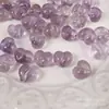 Acessório em formato de coração de ametista, item decorativo, acessório para joias DIY E10