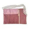 6281 Juego de Brochas de Maquillaje con Lentejuelas Estrella Rosa Brocha para Rubor Brocha para Sombra de Ojos Brocha para Corrector Bolsa de Almacenamiento para Herramientas de Belleza