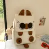 Mochila Nueva Estilo Coreano Ligera Gran Capacidad Estudiantes de Primaria Grados Tres a Seis Mochila de Estudiante Mochila de Gatito Feo Lindo