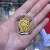 Ouro Puro 999 Adesivo para Celular de Ouro 2mg Atrair Riqueza Ficar Rico Adesivo Cultural Criativo Princesa Por Favor Fique Rico Adesivo de Decoração para Celular Atacado