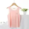 Conjunto de Chaleco para Niños Estilo Verano Delgado de Seda Helada para Niños Chaleco sin Costuras de Modal para Niños Pequeños