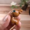 Rosewood veado chaveiro veado dos desenhos animados acessórios verde sândalo chaveiro saco pingente atacado pingente de corrente de telefone móvel